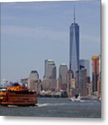 Staten Island Ferry - New York City, Lower Manhattan #1 Metal Print