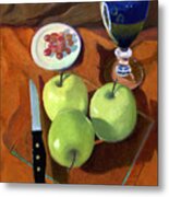Still Life With Apples #1 Metal Print
