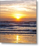 Sunrise At Beach #1 Metal Print