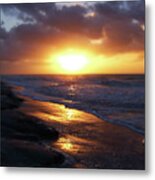 Sunrise Over Atlantic Ocean #1 Metal Print