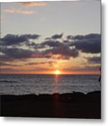 Sunset Off Lipoa Metal Print