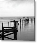 Swanage Old Pier #1 Metal Print