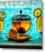 Tea And Lemon #1 Metal Print