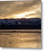 Utah Lake In February #1 Metal Print