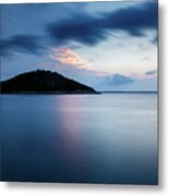 Veli Osir Island At Dawn, Losinj Island, Croatia. #1 Metal Print