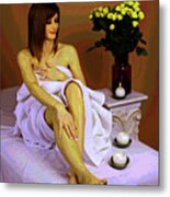 White Comfort #1 Metal Print