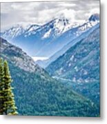 White Pass Mountains In British Columbia #1 Metal Print