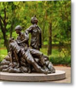 Women's Vietnam Memorial In Washington #1 Metal Print