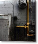 Yellow Is Lonely In Filth Metal Print
