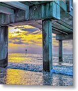 10746 Tranquil Evening Metal Print