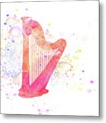 10831 Harp Metal Print