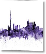 Toronto Canada Skyline Metal Print