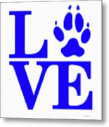 Love Claw Paw Sign #15 Metal Print