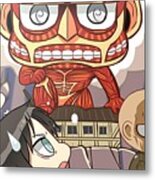 Attack On Titan #16 Metal Print