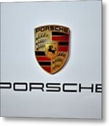 Porsche Logo Metal Print