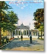 1890 Berlin Unter Den Linden Brandenburg Gate Metal Print