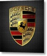 Porsche Logo Metal Print