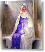 1912 Mary And Baby Jesus Metal Print