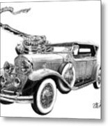 1929 Cadillac Metal Print