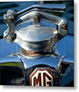 1935 Mg Na Magnette Hood Ornament Metal Print