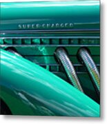 1936 Auburn Speedster In Electric Green Metal Print