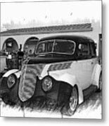 1937 Ford Deluxe Sedan_a1 Metal Print