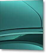 1940 Ford Deluxe Coupe Curves Metal Print