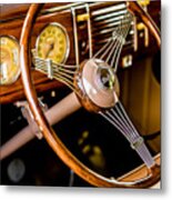 1942 Ford Deluxe Dashboard Metal Print