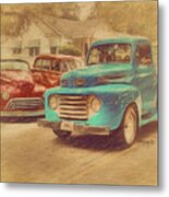 1950 Ford Truck Classic Cars - Homecoming Metal Print