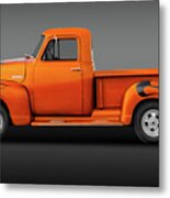 1951 Chevrolet Pickup Truck  -  51chevytrkfa9750 Metal Print