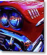 1958 Chevrolet Impala Metal Print