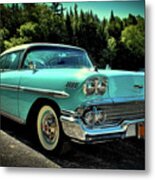 1958 Chevrolet Impala Metal Print