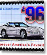 1996 Collector Edition Corvette Metal Print