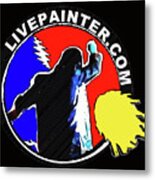 1st Live Painter Logo Metal Print