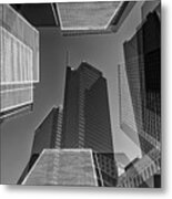 Abstract Architecture - Toronto Financial District Metal Print