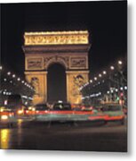 Arch Of Triumph In Paris #2 Metal Print