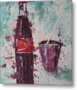 Coca Cola Bottle #2 Metal Print
