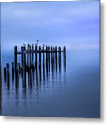 Colorful Overcast At Twilight Metal Print