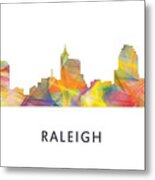 Raleigh North Carolina Skyline #2 Metal Print