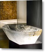 Rock Crystal Washbasin #2 Metal Print