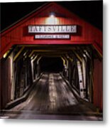 Taftsville Covered Bridge #3 Metal Print