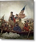 Washington Crossing The Delaware River Metal Print
