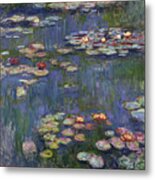 Water Lilies, 1916 Metal Print