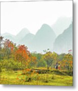 The Colorful Autumn Scenery #20 Metal Print