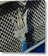2002 Maserati Combiocorsa Spyder Hood Ornament Metal Print