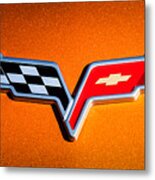 2007 Chevrolet Corvette Indy Pace Car -0301c Metal Print