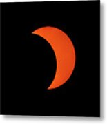 2017 Solar Eclipse From New Jersey At 310 Metal Print