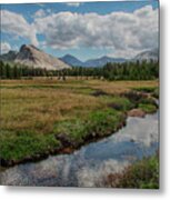 2018 Yosemite Calendar July Metal Print