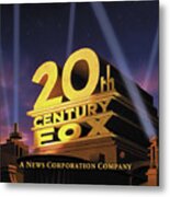 20th Century Fox Art Deco Logo Metal Print