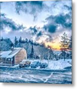 Beautiful Nature And Scenery Around Snowshoe Ski Resort In Cass  #24 Metal Print